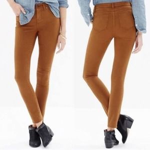 Madewell - Brown 9" High Riser Skinny Skinny Jeans